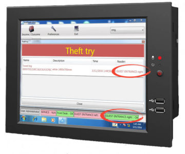 Anti-theft software RFID