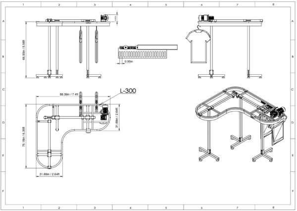 X,Z,U,L,H,I - Clothes Conveyor - Image 5