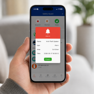 Mobile security app in action
